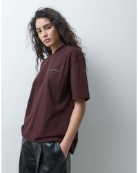AllSaints - Underground Short Sleeve Leopard Graphic Logo T-shirt With Back Print - Lyst