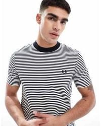 Fred Perry - Fine Stripe T-shirt - Lyst