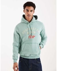 Hollister - Huntington Beach Front Graphic Hoodie - Lyst