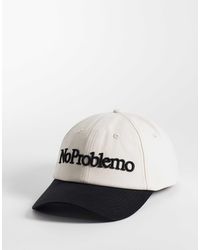 No Problemo - 100% Cotton Logo Cap With Contrast Peak - Lyst