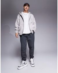 ASOS - Premium Heavyweight Tapered joggers 400gsm - Lyst