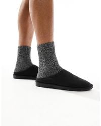 Jack & Jones - Faux Suede Mule Slipper - Lyst