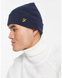 Farah - Logo Beanie Hat - Lyst