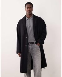 SELECTED - Wool Blend Longline Coat - Lyst