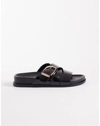 ASOS - Freeway Double Strap Slides - Lyst