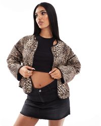 River Island - – hausmantel mit leopardenmuster - Lyst