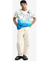 Desigual - Tropical Gradient T-Shirt - Lyst