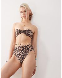 Reclaimed Vintage - High Waist Bikini Bottoms - Lyst