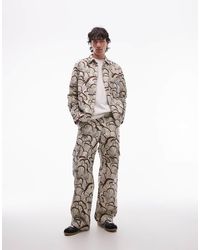 DOUBLE A by WOOD WOOD - Robert Cargo Trousers Co-ord - Lyst