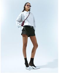 ASOS - Scuba Cropped Boxy Rugby Shirt - Lyst