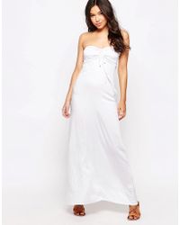 tian bandeau maxi dress