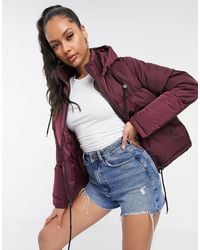 brave soul bunny hooded puffer jacket