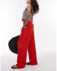 TOPSHOP - Elasticated Waistband Tailo Trackie Pants - Lyst