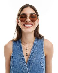 Aire - Cosmic Love Heart Sunglasses - Lyst