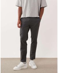 Mango - Slim-Fit Broek Met Elastische Tailleband - Lyst