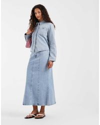 Aware - Seam Front Ankle Length Skirt - Lyst
