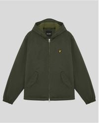 Lyle & Scott - Mid Jackets Padded Hooded Zip Through Jacket - Lyst