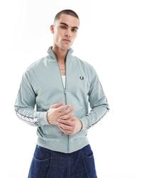 Fred Perry - Contrast Taped Track Jacket - Lyst