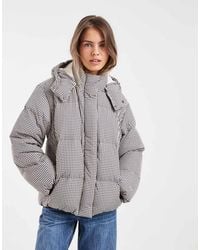 Levi's - Chaqueta Acolchada Con Microcuadro En Negro-Sin Color - Lyst