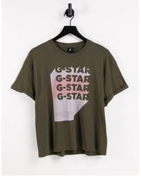Gr G-Star Blax RT Women Shirt 94064C.2757.4605 Hot Pink Solid XS-M Neu