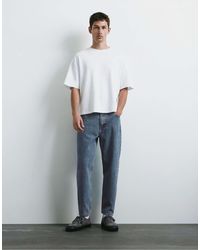 Pull&Bear - Jean coupe standard - moyen - Lyst