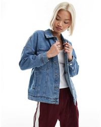 ONLY - Oversized Denim Jacket - Lyst