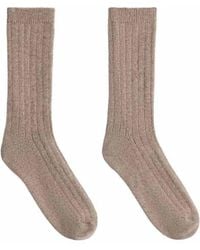 Oysho - Cashmere 75% Socks - Lyst