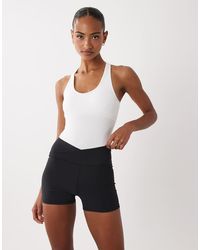 4505 - Plush Handle Scoop Neck Body With Inner Bra - Lyst