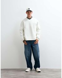 ASOS - Relaxed V Neck Sweatshirt - Lyst