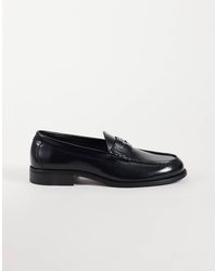 Noak - In portugal gefertigte pennyloafer aus em leder mit münzdetail - Lyst