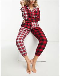 Hollister - – oversize-pyjamaoberteil aus flanell - Lyst