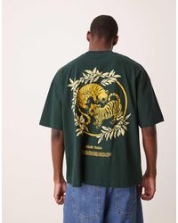 ASOS - Boxy Oversized T-shirt With Souvenir Graphic - Lyst