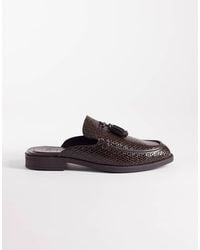 ASOS - Mule Loafers With Tassel - Lyst