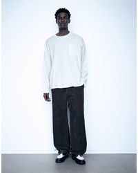 Pull&Bear - Corduroy Jogger Trousers - Lyst