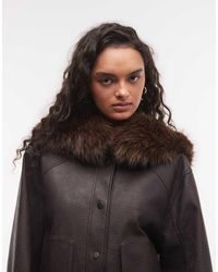 Reclaimed Vintage - Layering Faux Fur Collar - Lyst