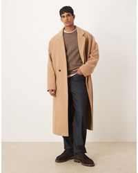 ASOS - Oversized Longline Overcoat - Lyst