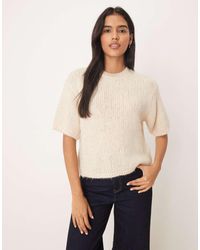 Jdy - Short Sleeve Knit Sweater - Lyst