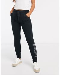 hollister black and white striped pants