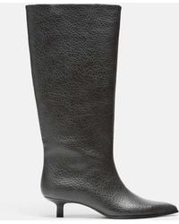 Stradivarius - Tumbled Kitten Heel Boots - Lyst