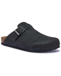 SEQWL - Flat Heel Slip-On Clog Mule Sandals - Lyst