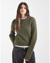 Vero Moda - Soft Fluffy Knit O-neck Jumper - Lyst