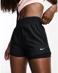 Nike - One Dri-fit High Rise 3 Inch 2in1 Shorts - Lyst