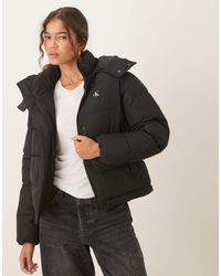 Calvin Klein - Short Essential Puffer Jacket - Lyst