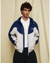 Bershka - Hooded Windbreaker Jacket - Lyst