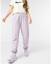 nike mini swoosh joggers oatmeal
