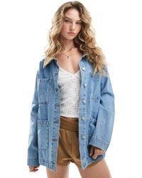 ASOS - – barn-jacke aus denim - Lyst