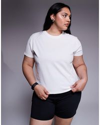 4505 - Curve Icon Boxy Fit Cotton T-shirt With Quick Dry Finish - Lyst