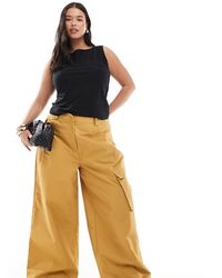 ASOS - Asos Design Curve Oversized Balloon Trousers With Utility Pocket Detail - Lyst