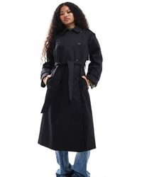 ASOS - Asos Design Petite Longline Trench Coat - Lyst