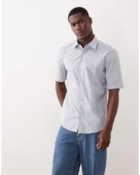 BOSS - Hugo Boss Short Sleeve Button Up Shirt - Lyst